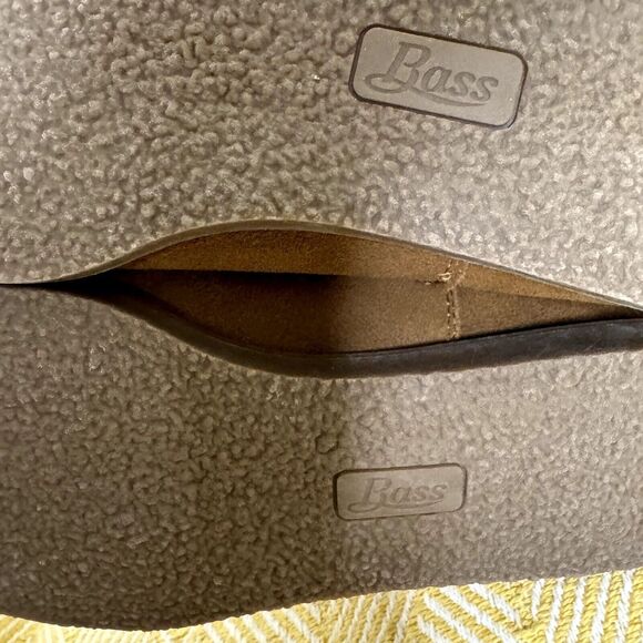 Bass Aria Womens Suede Leather Boots Booties Faux Shearling Tan 10 - Picture 10 of 12